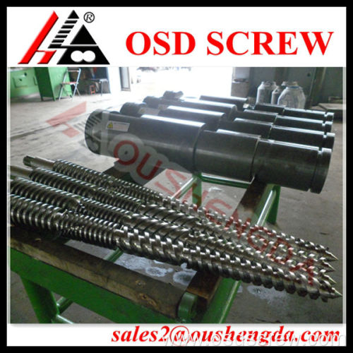 Conical twin screw and barrel for Jwell extrusion machine